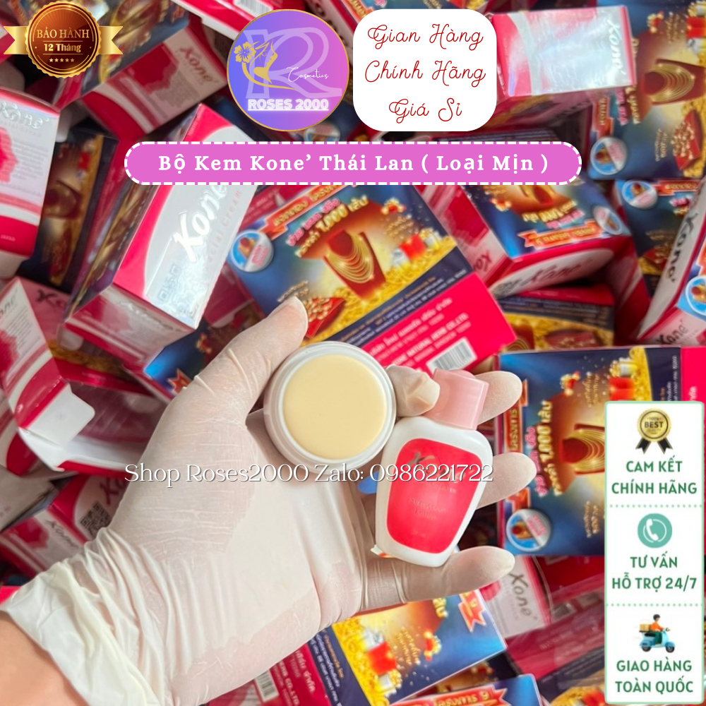 ( Mẫu Mới ) Sét Kem Kone Thái Lan ( Chính Hãng Loại Mịn )