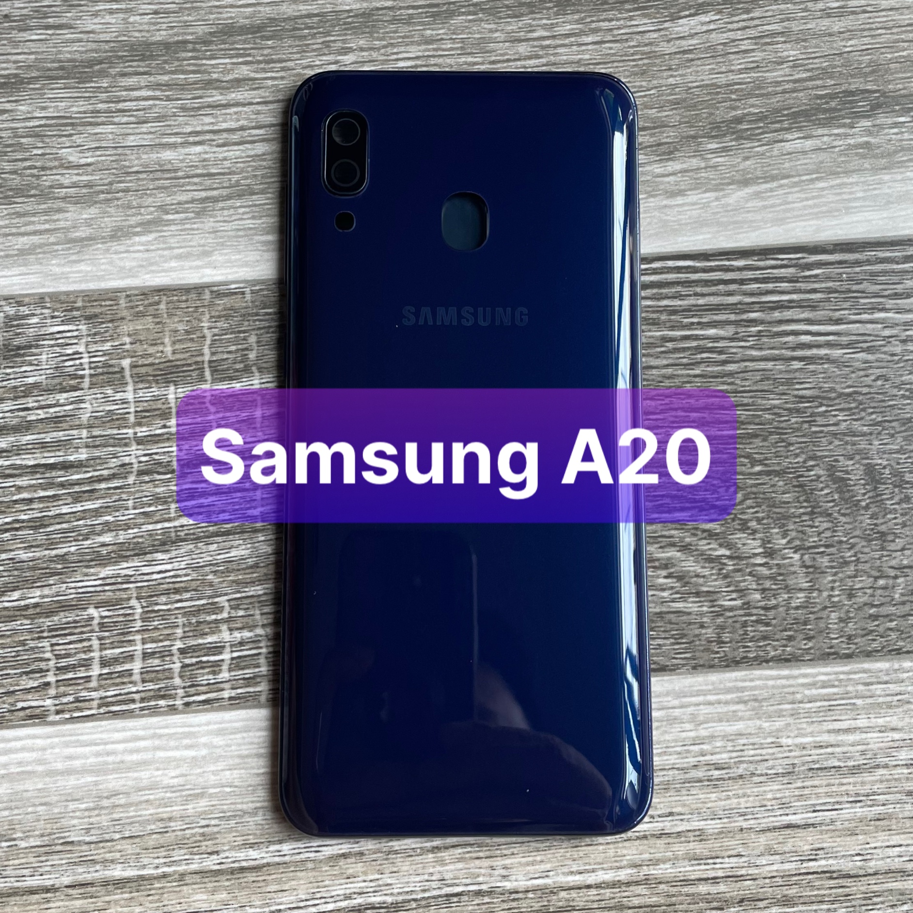 bộ xương vỏ samsung A20 (zin)
