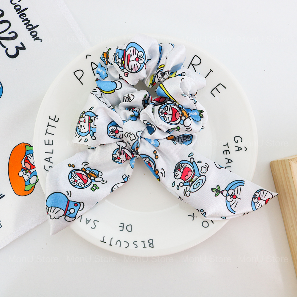 Cột tóc scrunchies tai thỏ hình DORAEMON DOREMON dễ thương cute MON0160