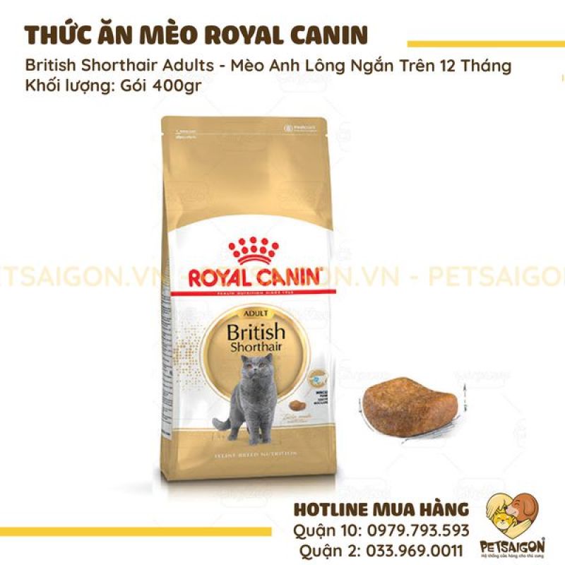 ROYAL CANIN - BRITISH SHORTHAIR ADULTS