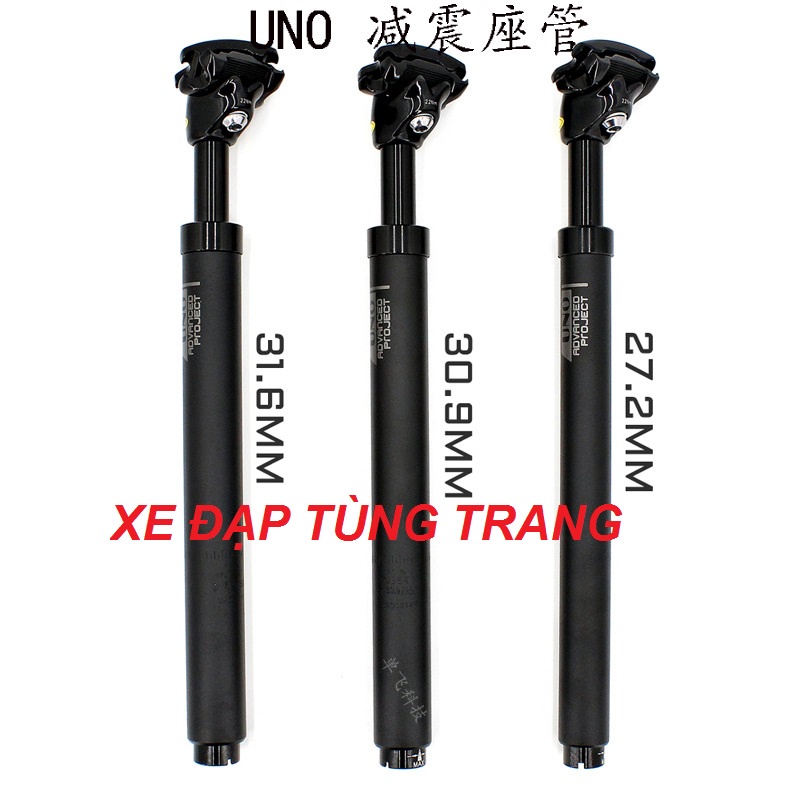 Cọc yên nhún / giảm sóc uno taiwan 27,2/30,9/31,6 x 350mm