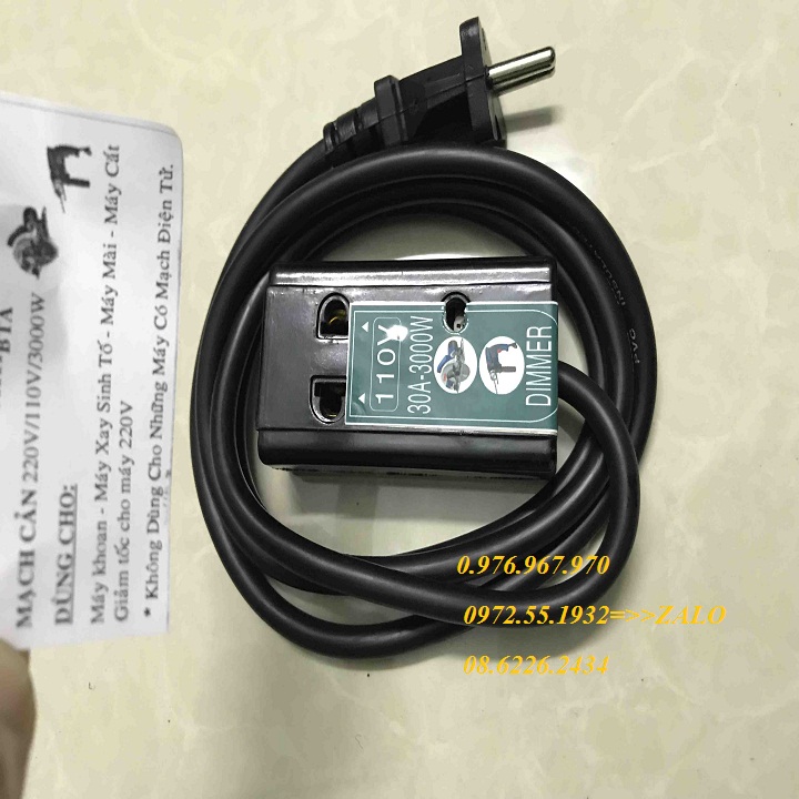 Dây đổi nguồn 220V sang 110