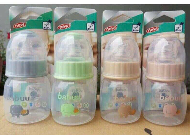 Bình sữa Babuu thân tròn 60ml, 125ml, 250ml