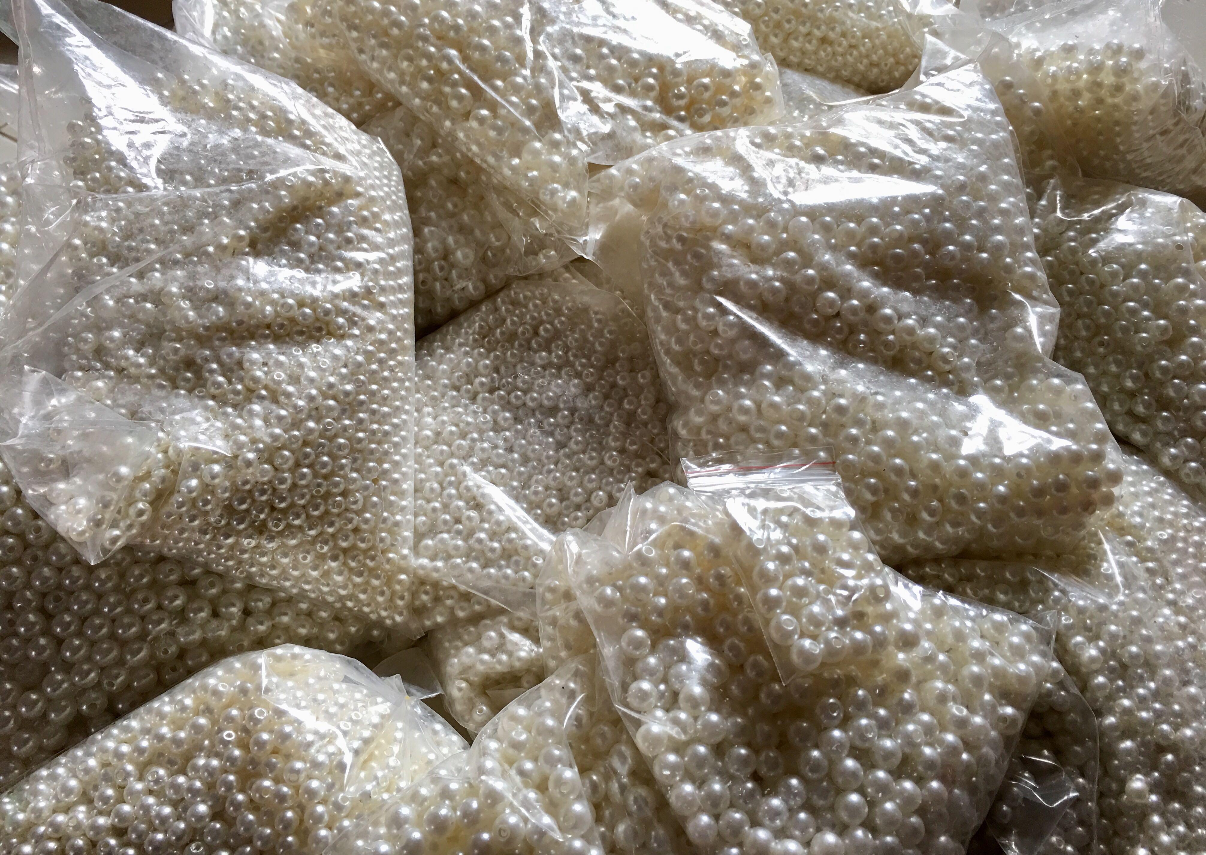 100g hạt ngọc trai có lỗ - HTT
