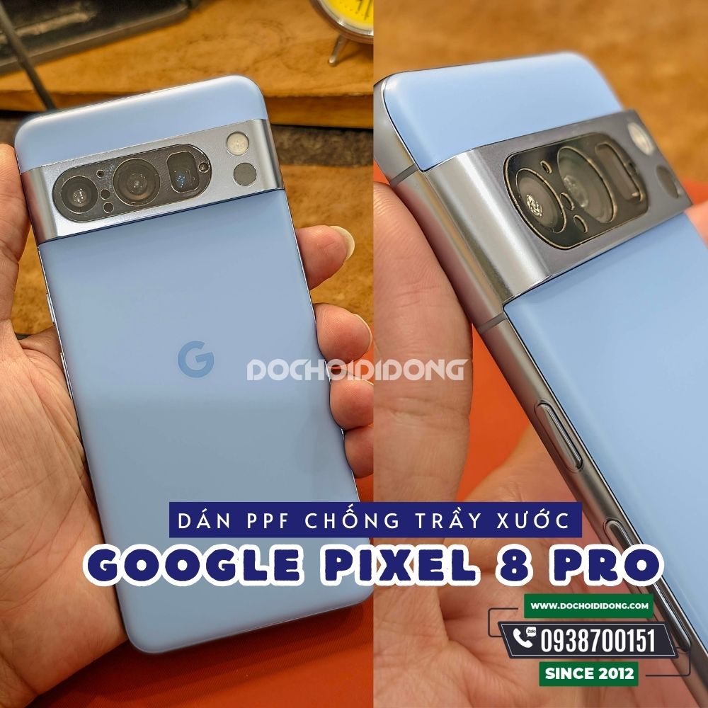 Miếng dán PPF Hydorgen Google Pixel 8 Pro trong, nhám, đổi màu cao cấp