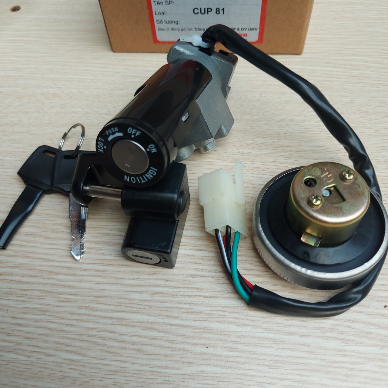 Bộ khóa super cup 50cc mới