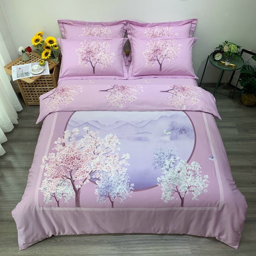 Bộ CHĂN GA GỐI COTTON ORGANIC (100% Cotton) Nhập Khẩu