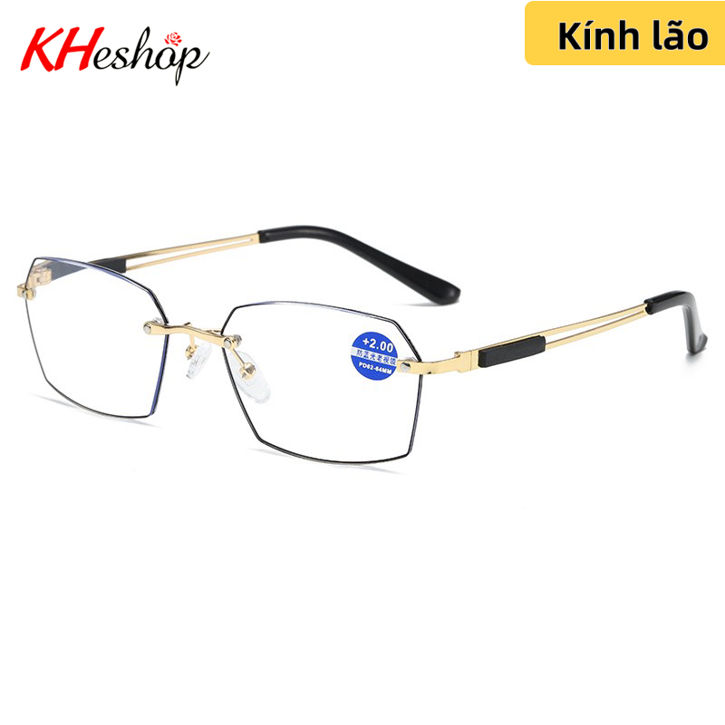 Kính lão trẻ trung dành cho người Trung Niên bị Viễn thị form không viền mã Y5213