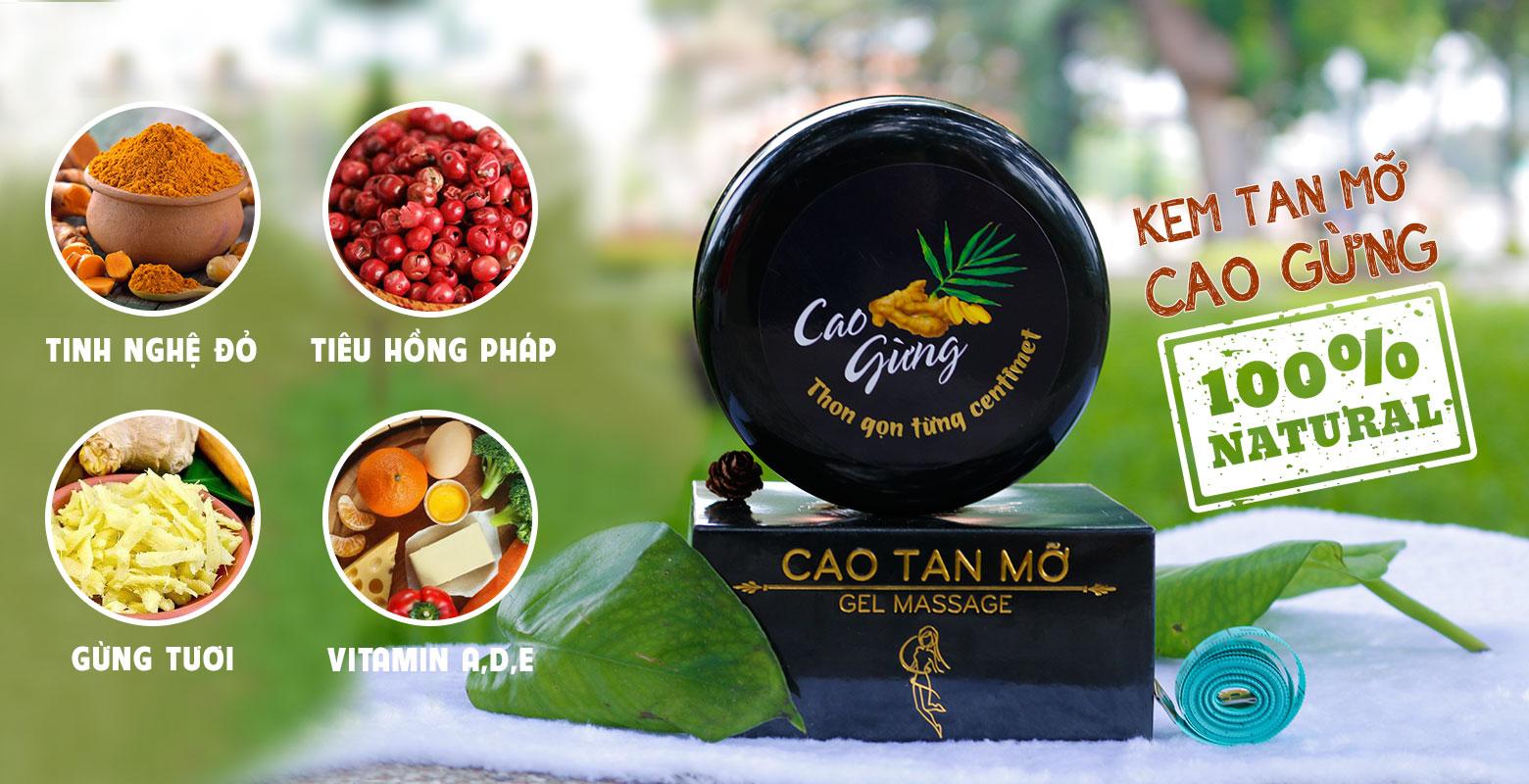 Cao Gừng tan mỡ THIÊN NHIÊN VIỆT (200g)