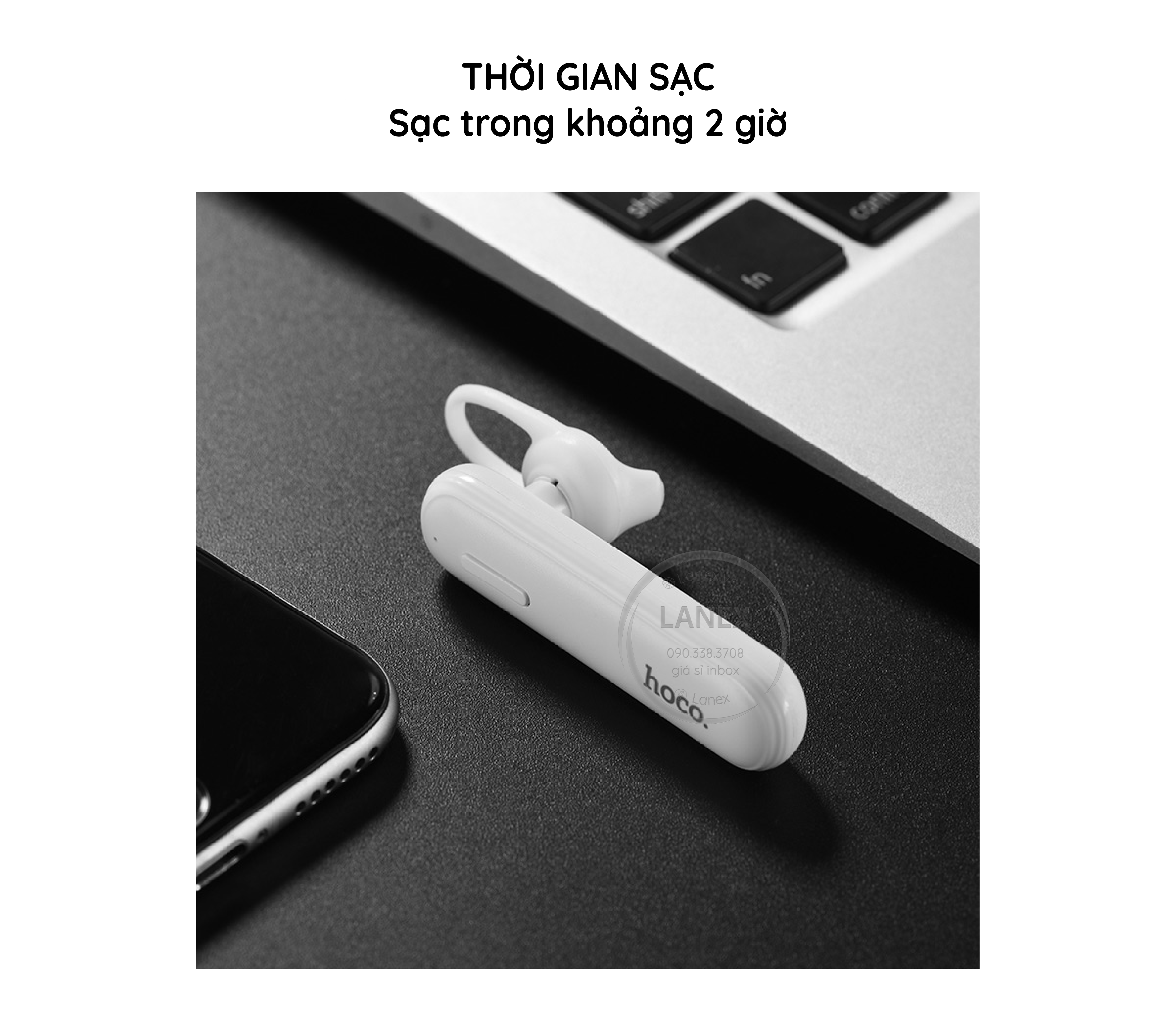 Tai Nghe Bluetooth Hoco E36 1 Bên V4.2 Có Mic