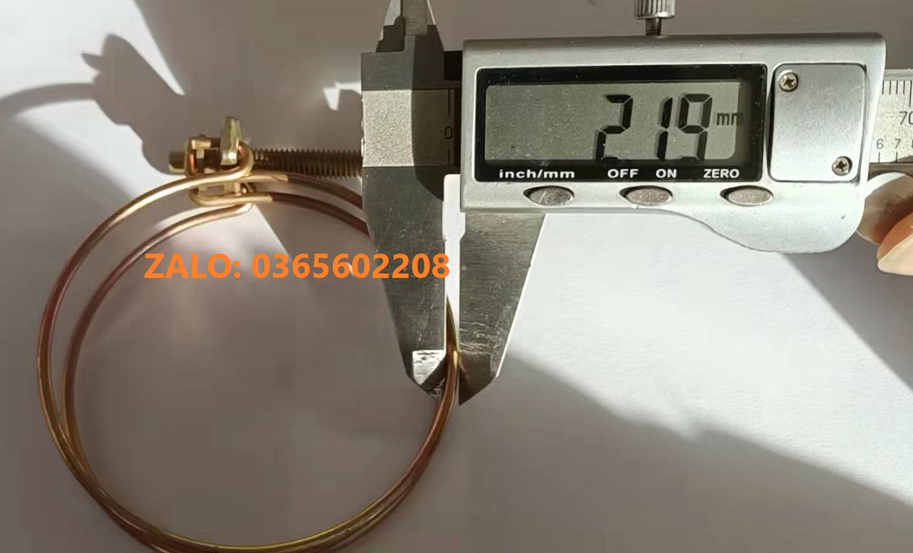10 Cái cổ dê 2 dây, bu lông 6mm, siết ống nước phi 60mm