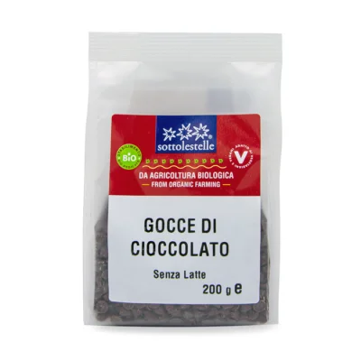 [HCM]Socola Chips hữu cơ 200g Sottolestelle Organic Chocolate Chips