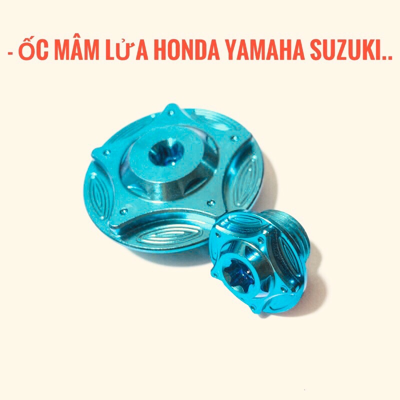 (Chuẩn GR5) Ốc mâm lửa titan các loại xe Honda Yamaha Suzuki