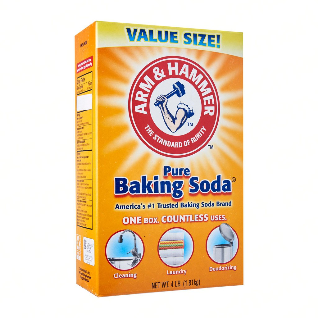 [Made in USA] COMBO 3 Bột Baking Soda Arm&Hammer Đa Năng 1.81kg/hộpx3
