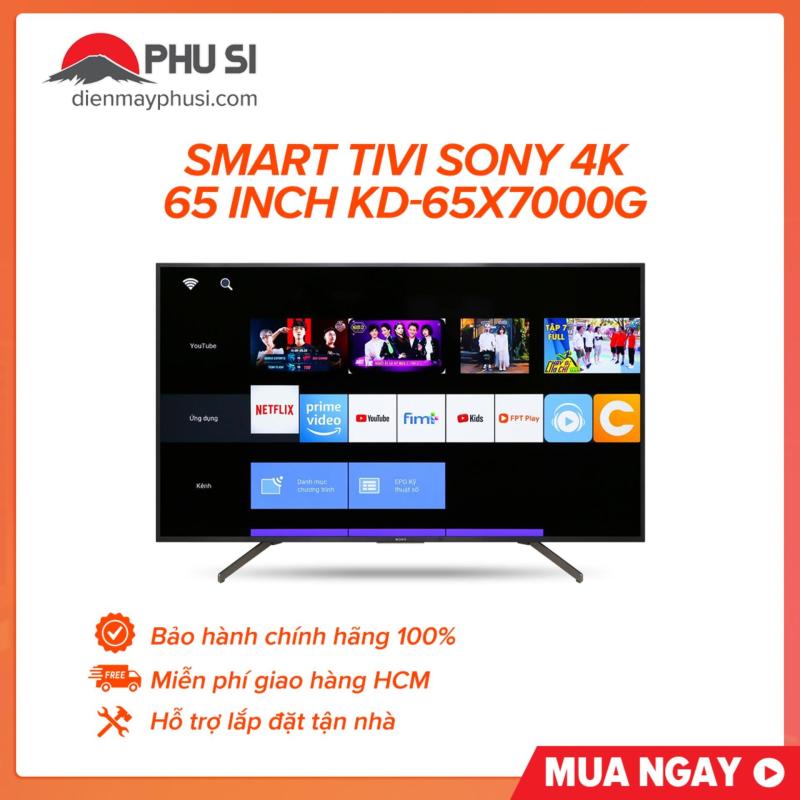 Bảng giá Smart Tivi Sony 4K 65 inch KD-65X7000G