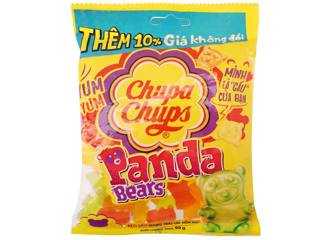 Kẹo dẻo Chupa Chups gói 90Gr (Nhiều vị)