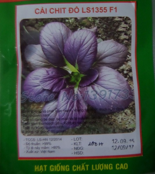 High Yield Red Mustard Seeds - Pack of 300 Seeds