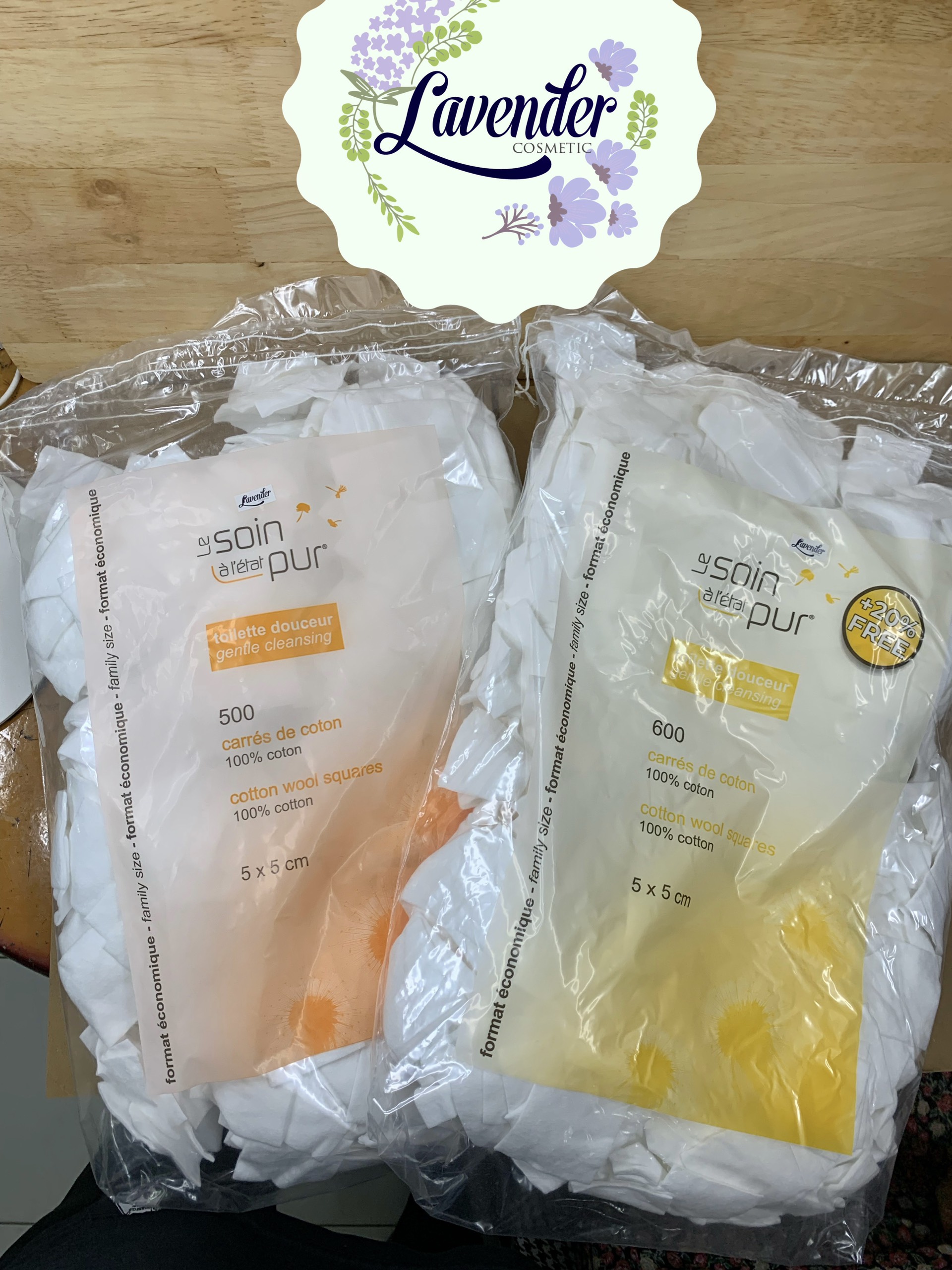 Bông tẩy trang Tetra 600 miếng