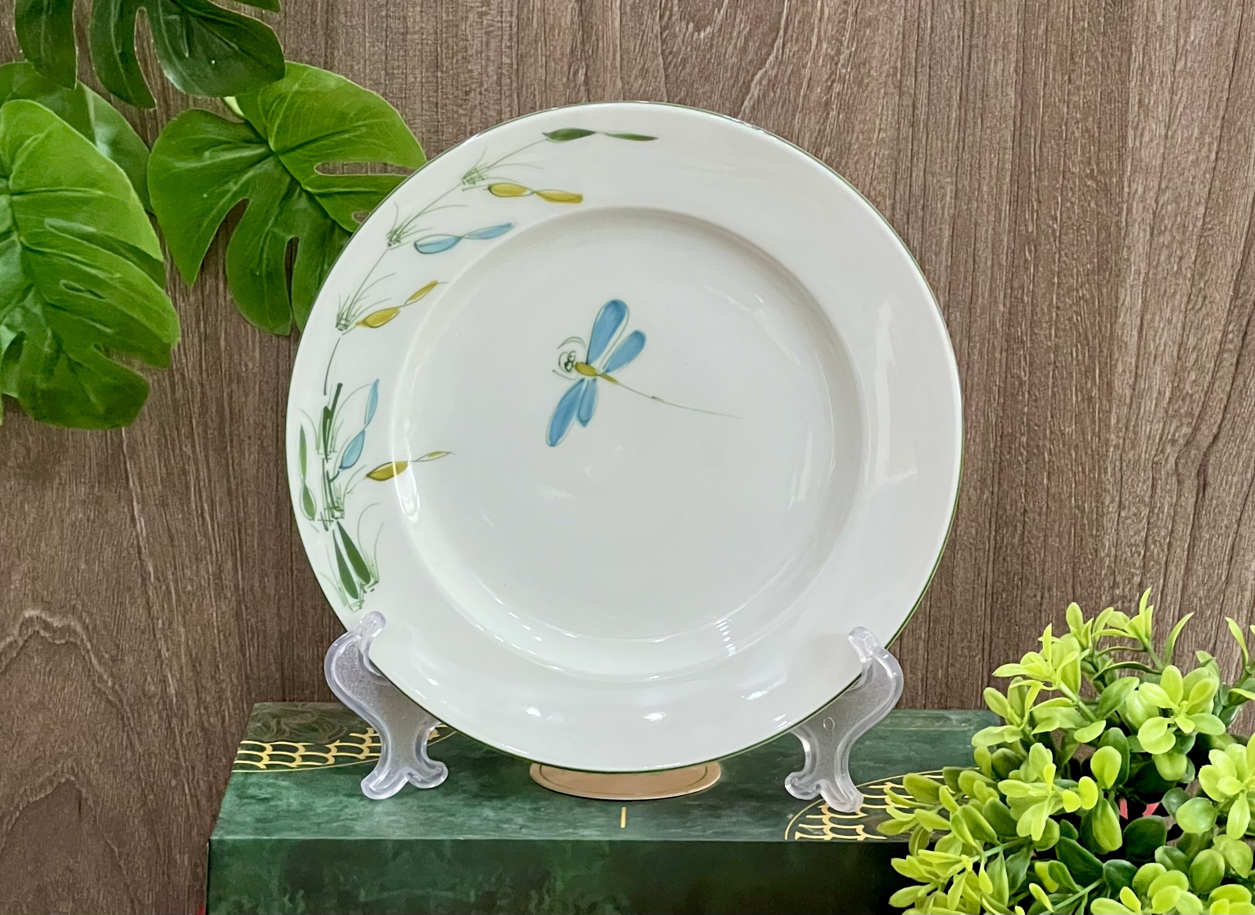 Bát, đĩa, tô, chén ăn cơm Bát Tràng Vẽ Tay Trúc Chuồn - Bộ chén dĩa, Bộ đồ ăn, bộ bát đĩa Hàng loại !