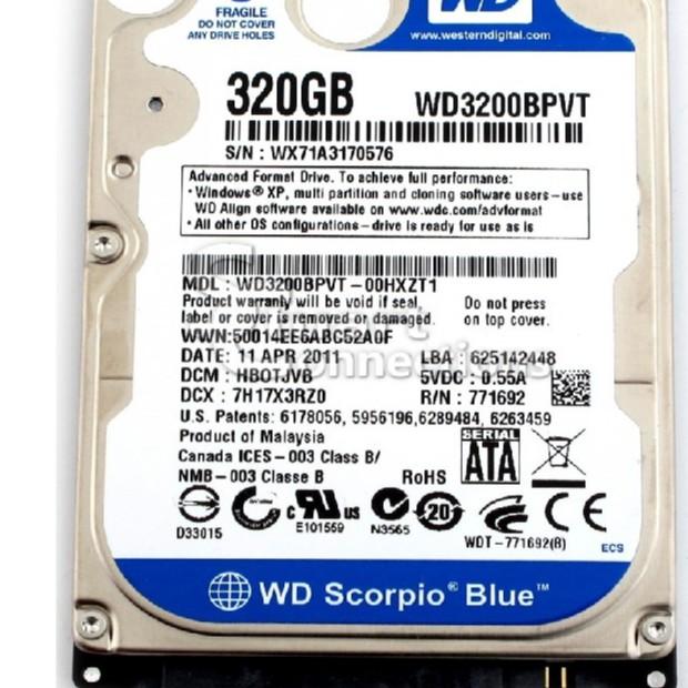 [HCM]Ổ Cứng HDD Laptop 320GB - Bảo hành 12 tháng