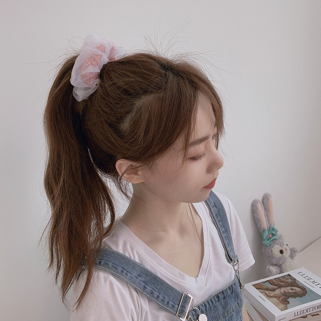 Cột tóc vải Scrunchies Caro mây CT60