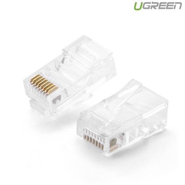 Hạt mạng RJ45 Cat5 (hộp 50c) Ugreen 20331