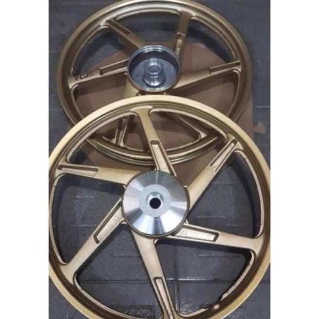 Cặp mâm 6 cây satrea đùm .màu đồng.hàng cao cấp