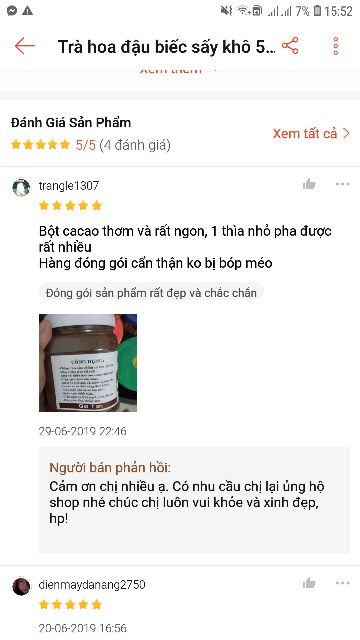 500G Bột Cacao Nguyên Chất  Loại 1 Thơm Ngon