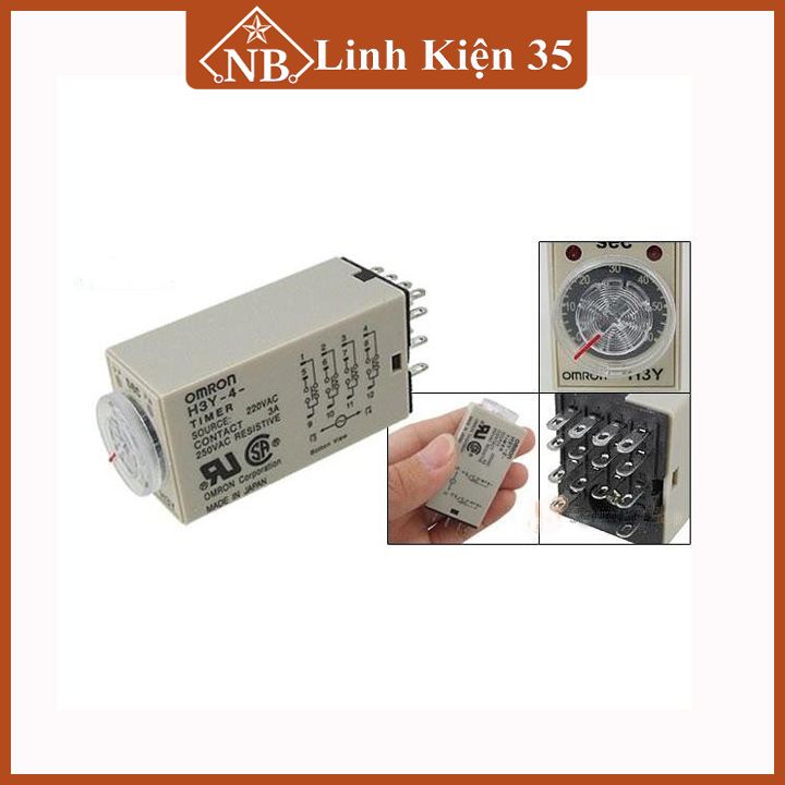Relay thời gian Timer Omron H3Y-4 14P 220V