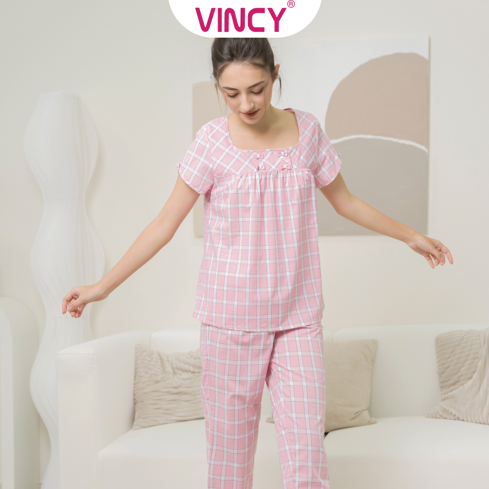[Mua 3 giảm 20%, mua 2 giảm 15%] Bộ Đồ Kate Dài Nữ Vincy BKD040W31