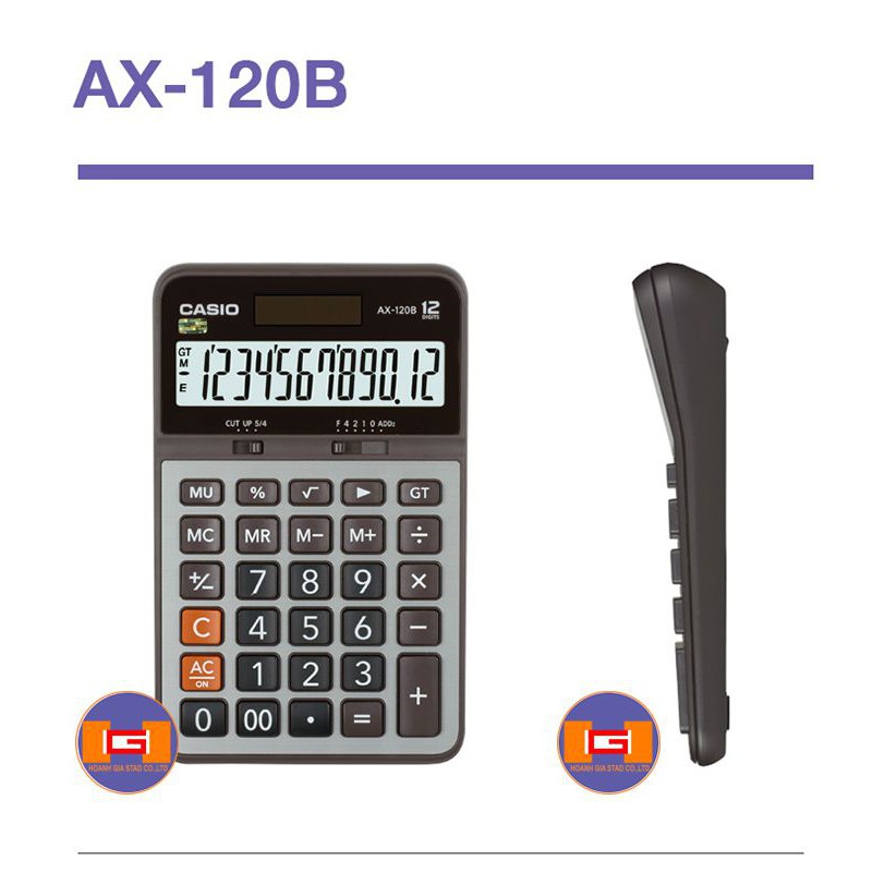Máy tính tiền casio ax-120b ,để bàn cỡ trung có qr code bảo hành 7 năm