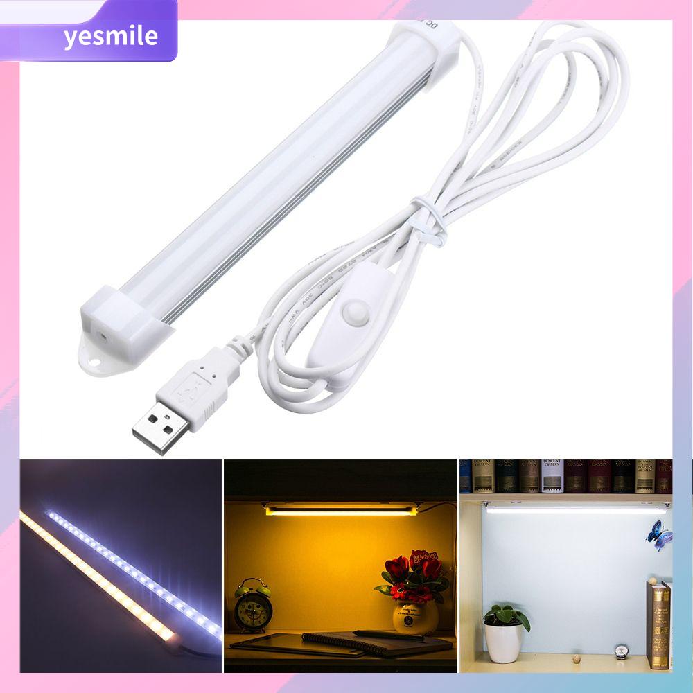 5V 20-52CM LED Hard Bar USB Light Strip Reading Lamp Cabinet Lamp Tube
