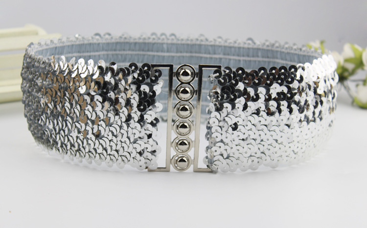 Đai váy Belt co giãn Nịt nữ - Vảy cá BẢN TO 7cm
