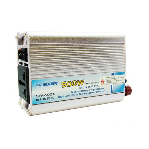 Kích điện 24V lên 220V 500W Suoer SFA-500B