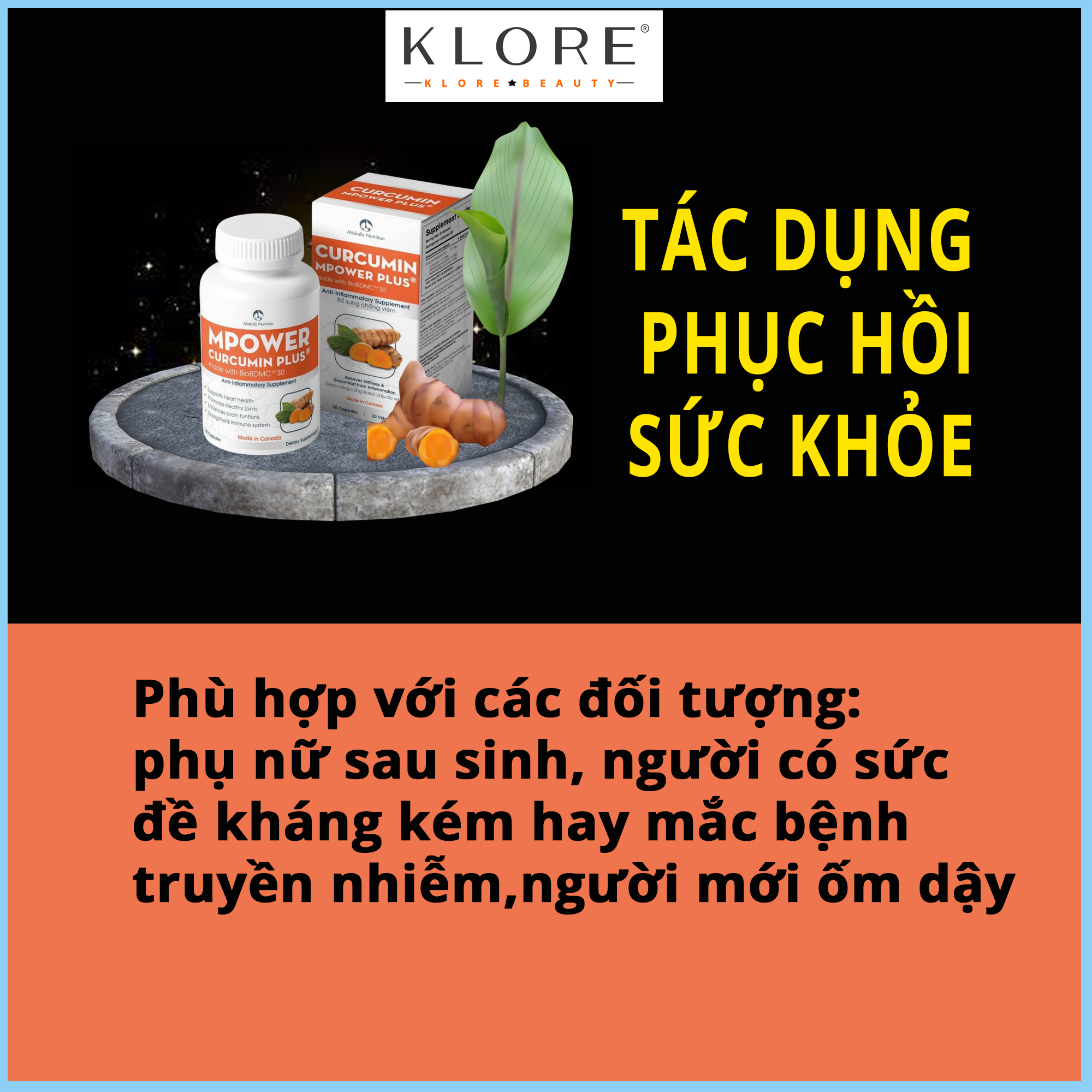 tinh chất nghệ Mpower curcumin plus