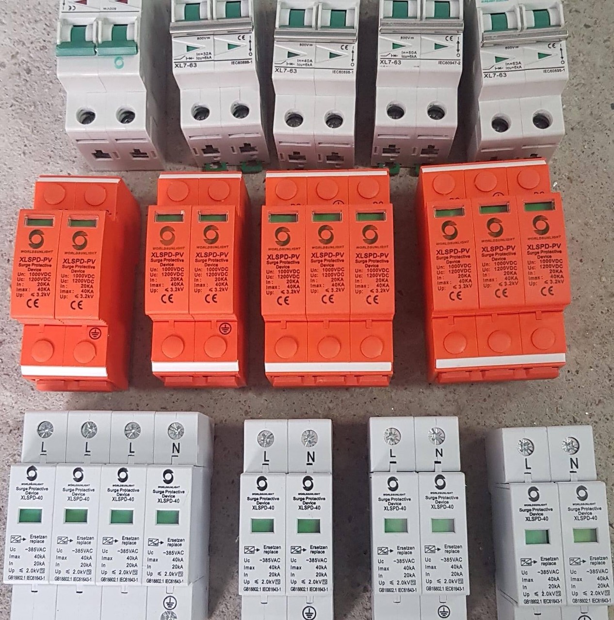Chống sét lan truyền DC 2P-1000VDC-SUNLIGHT