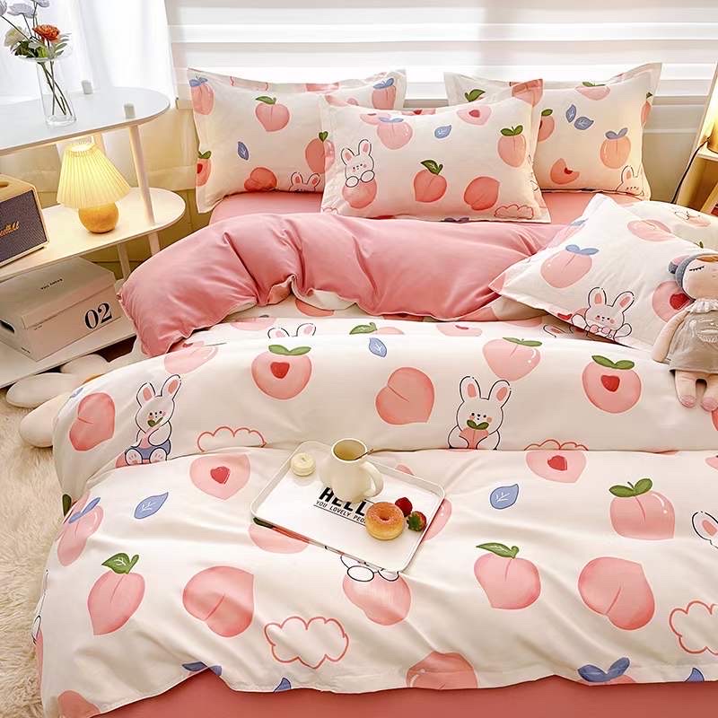 SET 4 món Cotton Poly nhập khẩu --- miễn phí bo chun drap ga giường