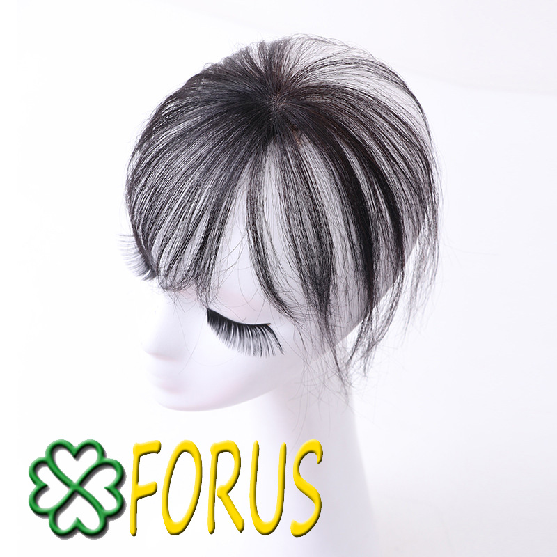 Mái 3d tóc thật 😍freeship😍 tóc mái thưa 3d, mái tóc 3d giả da đầu, tóc giả nữ sỉ 100k