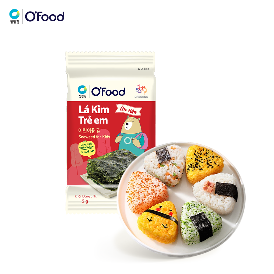 Lá kim ăn liền O'food dành riêng cho trẻ em lốc 3 gói - Hình ảnh 6