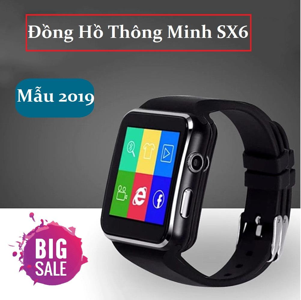 [HCM]Đồng Hồ Thông Minh Smartwatch Cao Cấp X6 Màn Hình Cong Thiết kế thời thượng hiện đại thông minh - Chống nước IP66