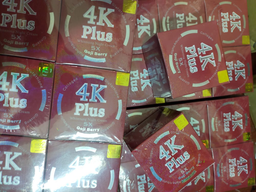 Kem 4K PLUS đỏ ( mụn , làn da sậm màu, thâm, nhăn...)