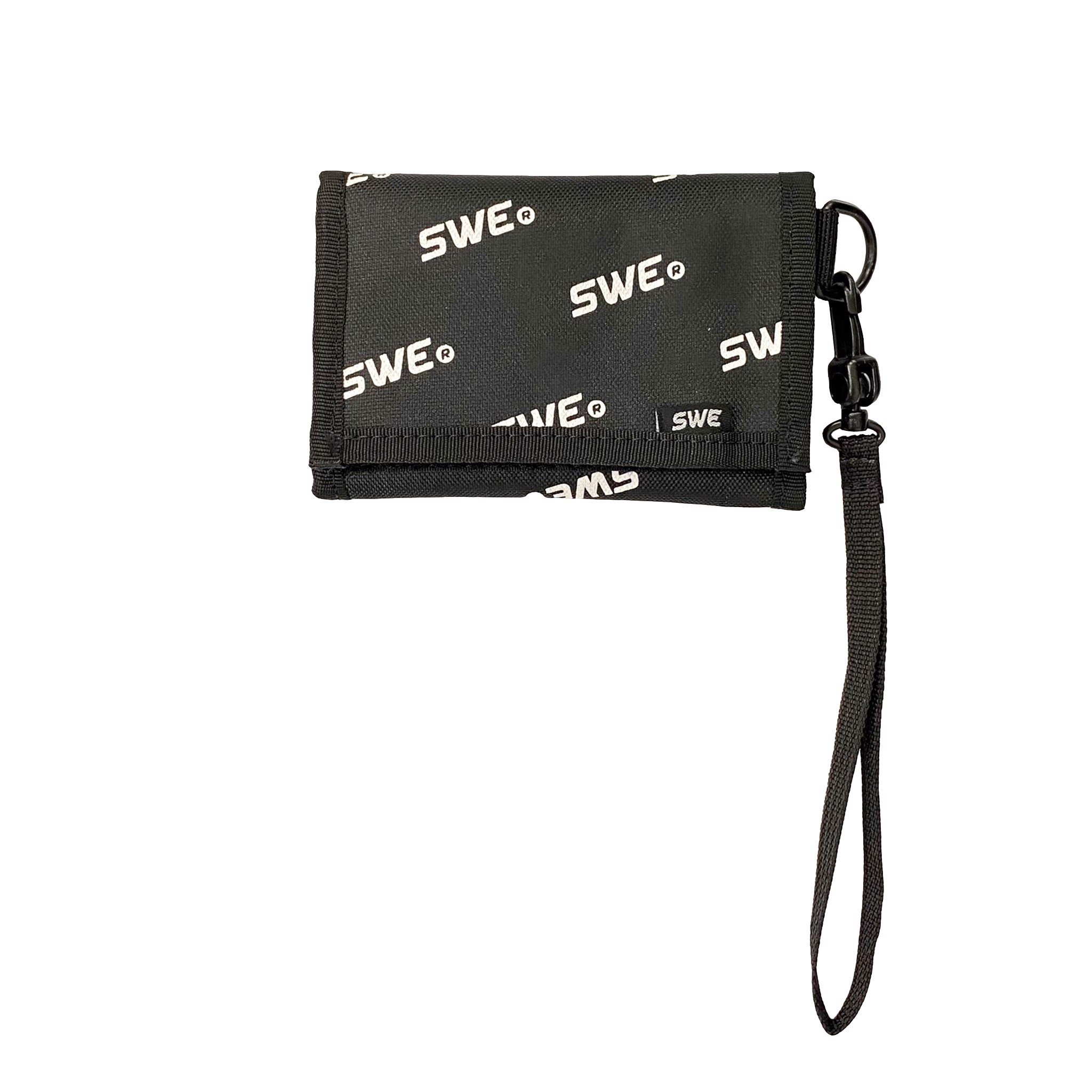 Ví ngắn nam SWE ALLOVER LOGO - Black