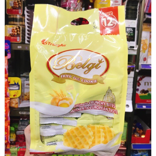 Bánh trứng sữa Belgi 18 gói 250g