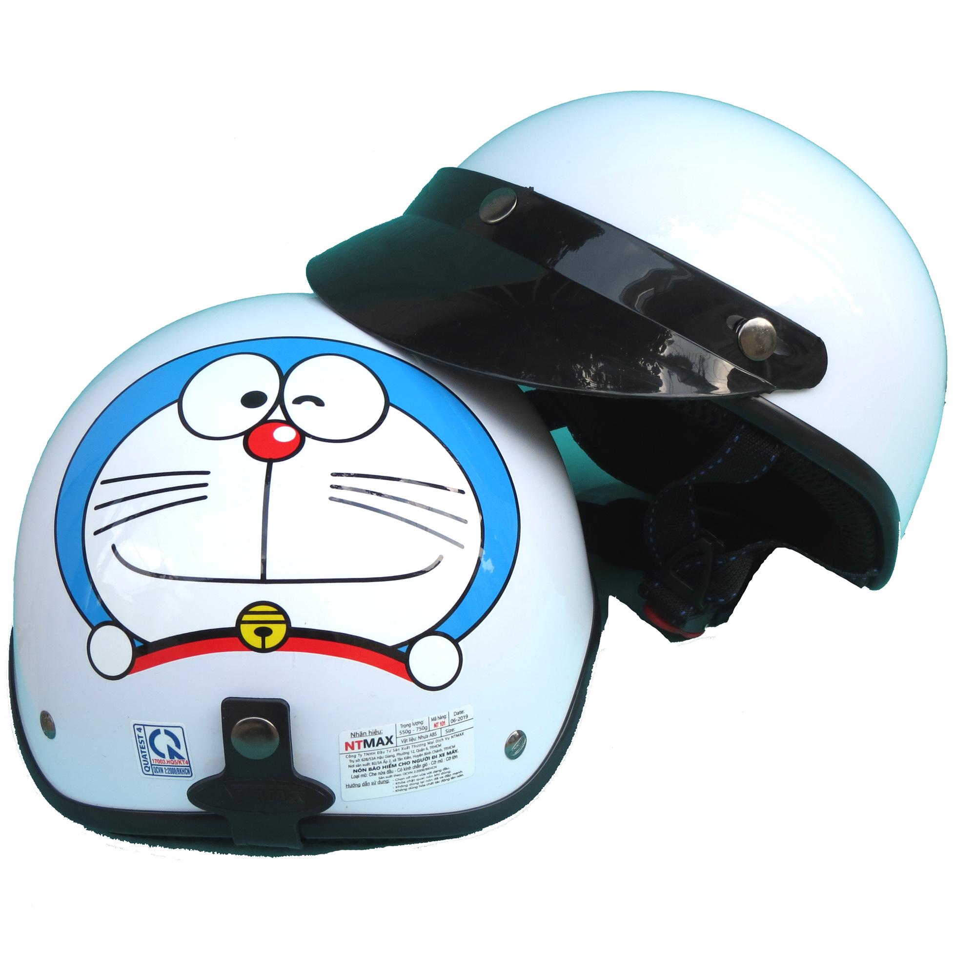 Mũ bảo hiểm NTMAX 1/2 Mèo đôrêmon