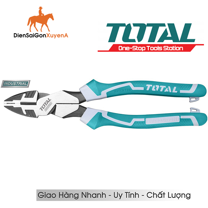 Kìm điện kềm răng 9,5inch 240mm Total THT210906S
