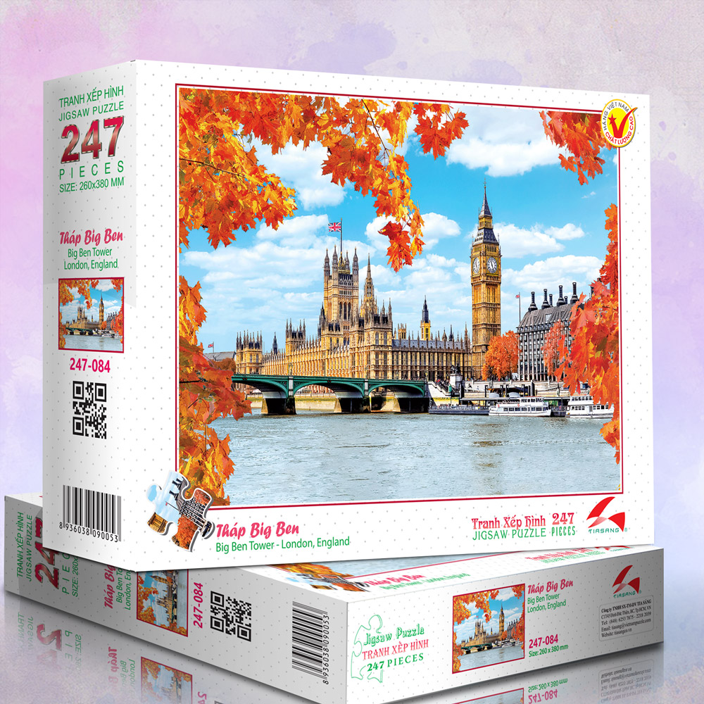 Tranh xếp hình 247 mảnh - tháp big ben