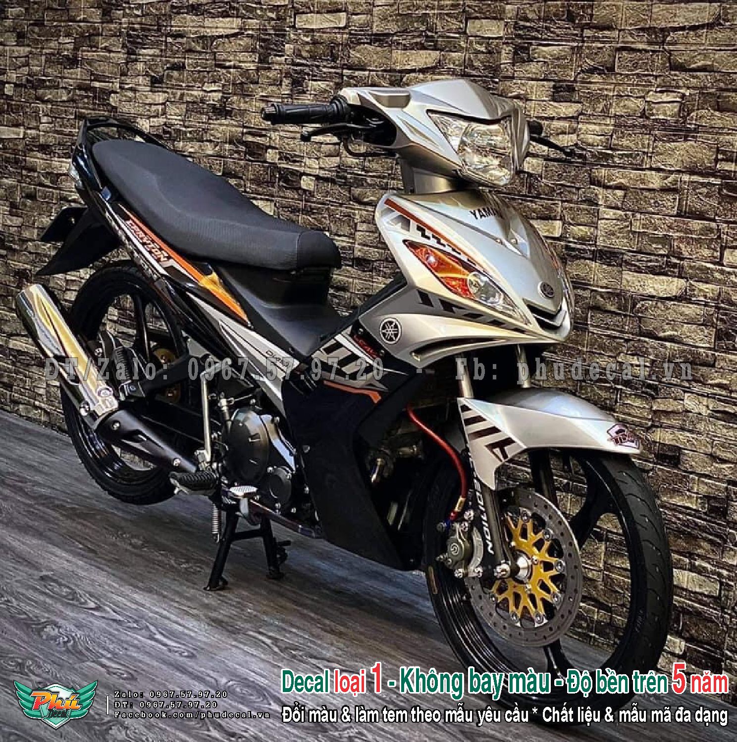 Tem rời ex 2006-2010 crypton bạc đen