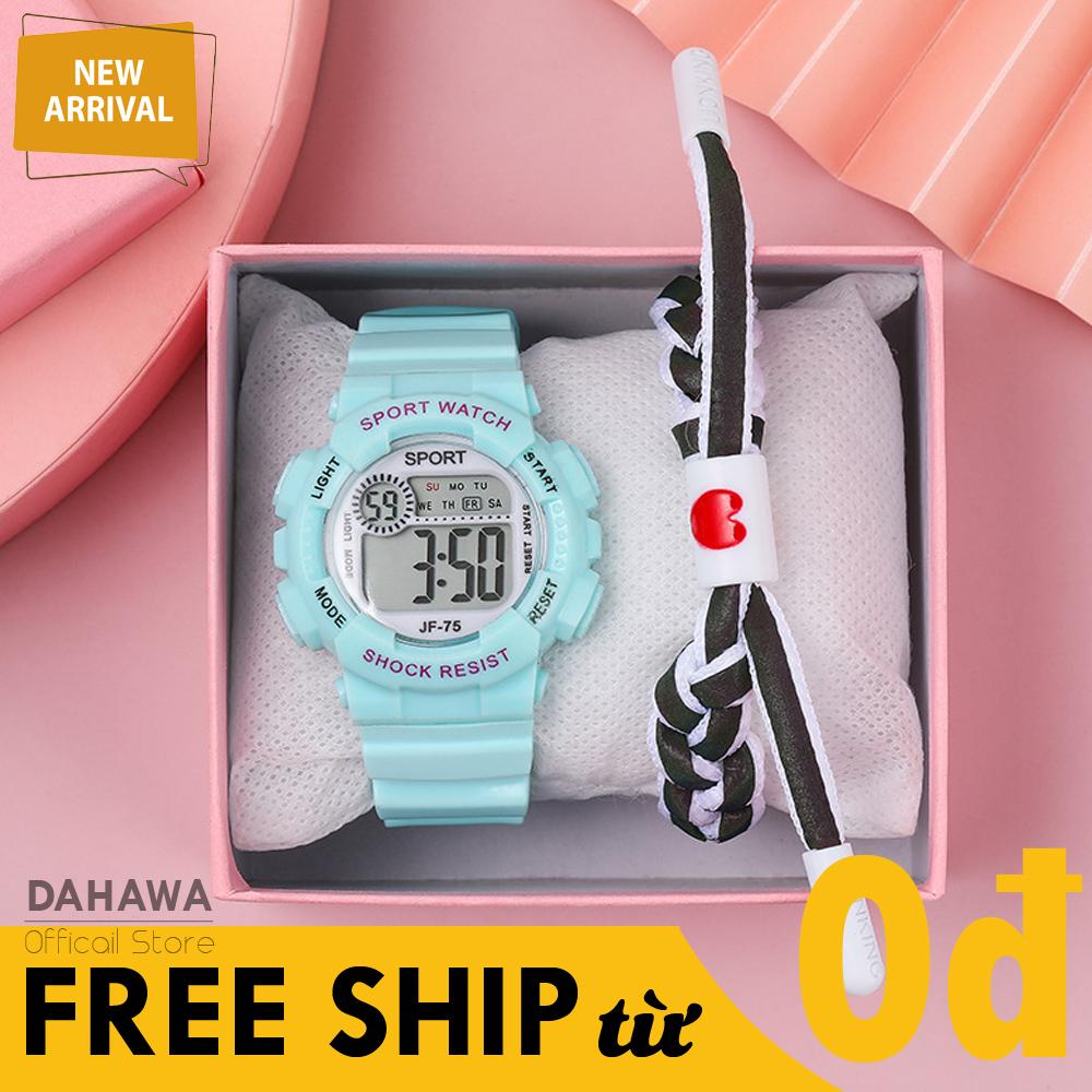 Đồng Hồ Điện Tử Unisex Sport Watch S84, Lịch Vạn Niên Đa Chức Năng, Đèn Led 7 Màu, Dây Silicon Siêu Bền Bỉ, Phong Cách Hàn Quốc, 6 Màu Lựa Chọn (Bảo Hành 6 Tháng)