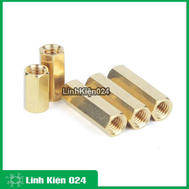 Cọc đồng hai đầu cái - cái đường kính M3