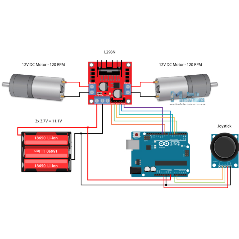 Module L298 - Mạch Cầu H Điều Khiển Động Cơ DC